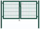 Portail battant 2D Premium (Vert)