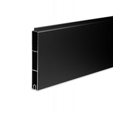 Lame pleine clôture aluminium (Noir)