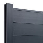 Lame clôture aluminium (Gris)