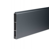 Lame pleine clôture aluminium (Gris)