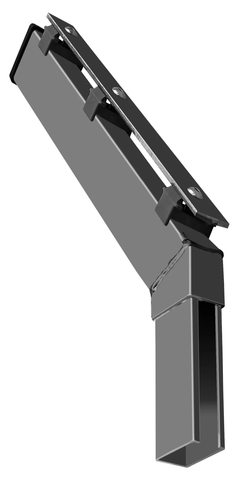 45° Ausleger einsteckbar (Anthrazit) 