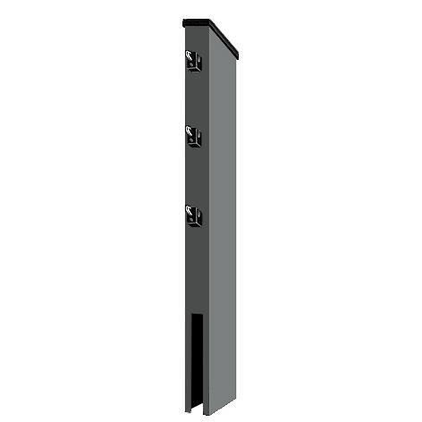 Gerader Ausleger einsteckbar (Anthrazit)