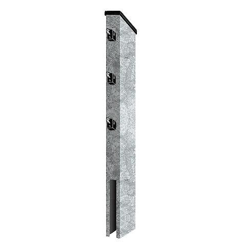  Gerader Ausleger einsteckbar (Feuerverzinkt)